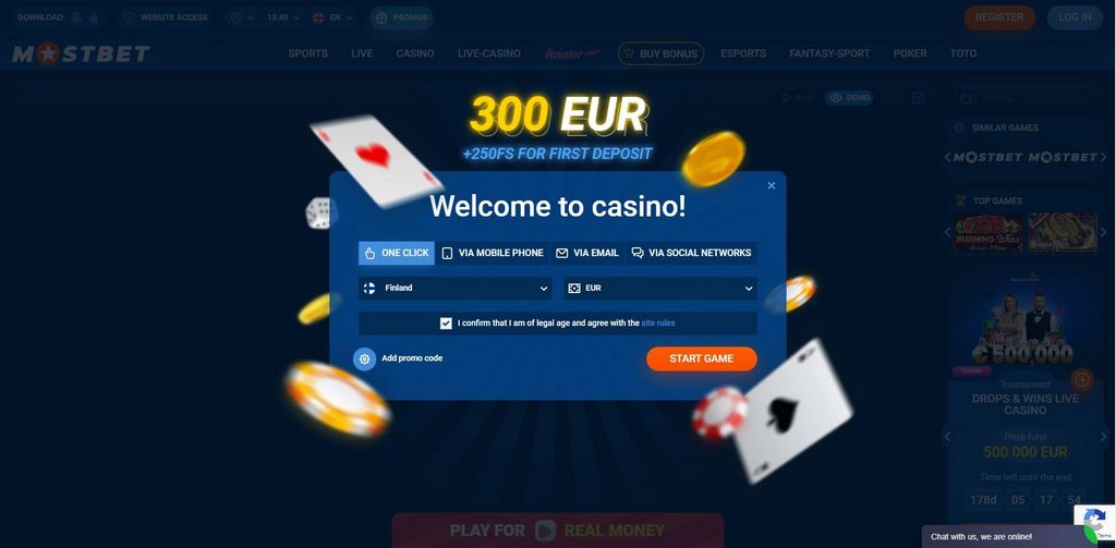 Mostbet KG - Mostbet кирүү жана каттоо